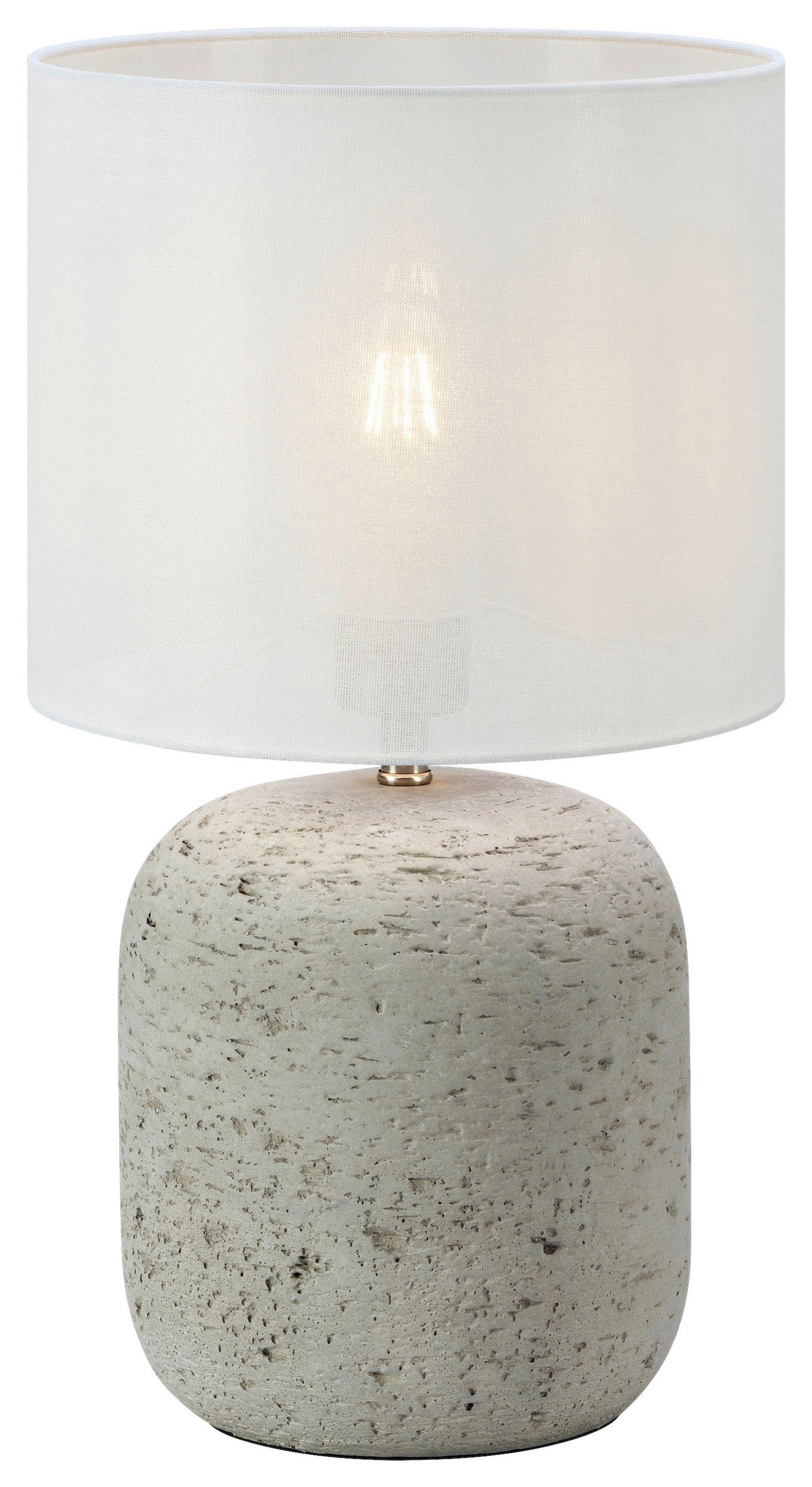 TISCHLEUCHTE - Hellgrau, Basics, Stein (25/44cm) - Markslöjd