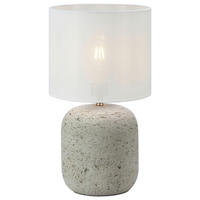 TISCHLEUCHTE Skandinavisch, Modern 25/44 cm  - Hellgrau, Basics, Stein (25/44cm) - Markslöjd