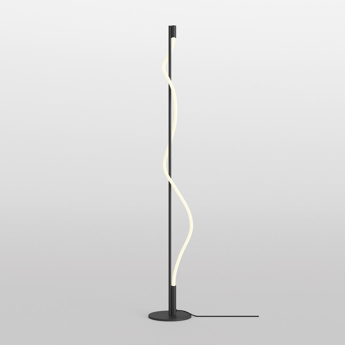 STEHLEUCHTE 22/150 cm    - Schwarz/Weiß, Trend, Metall (22/150cm) - MAYTONI