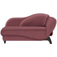 LIEGE in Webstoff Beere  - Beere/Schwarz, MODERN, Holz/Textil (171-190/87/84cm) - Joka