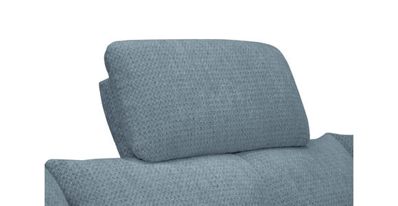 KOPFSTÜTZE - Blaugrau, KONVENTIONELL, Textil (55/28/18cm) - Hom`in