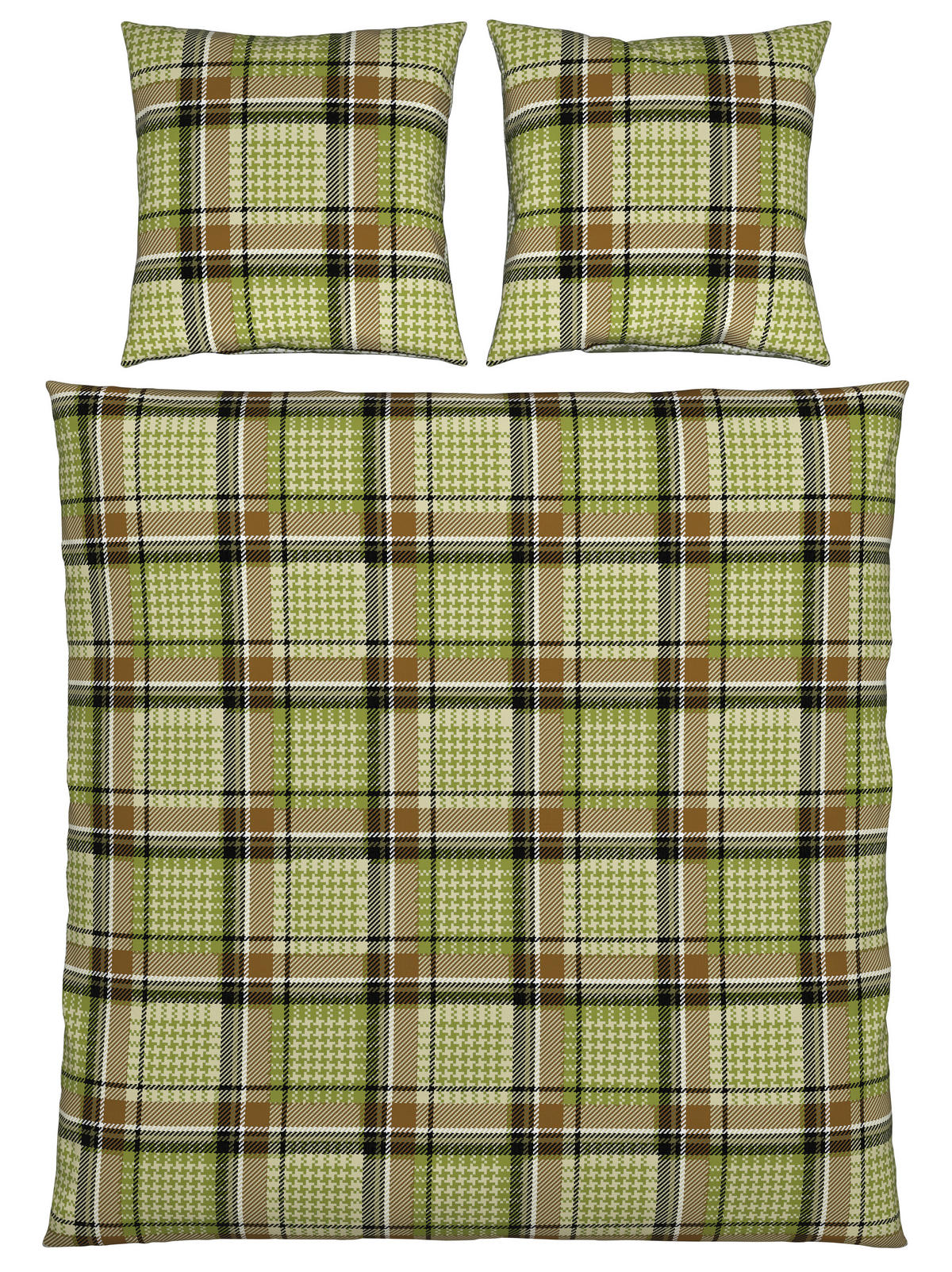 OBOJSTRANNÁ POSTEĽNÁ BIELIZEŇ, renforcé, zelená, 200/200 cm - zelená, Konventionell, textil (200/200cm) - Novel