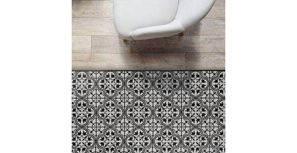 LÄUFER 80/150 cm Schwarz  - Schwarz, Design, Kunststoff/Textil (80/150cm) - Novel