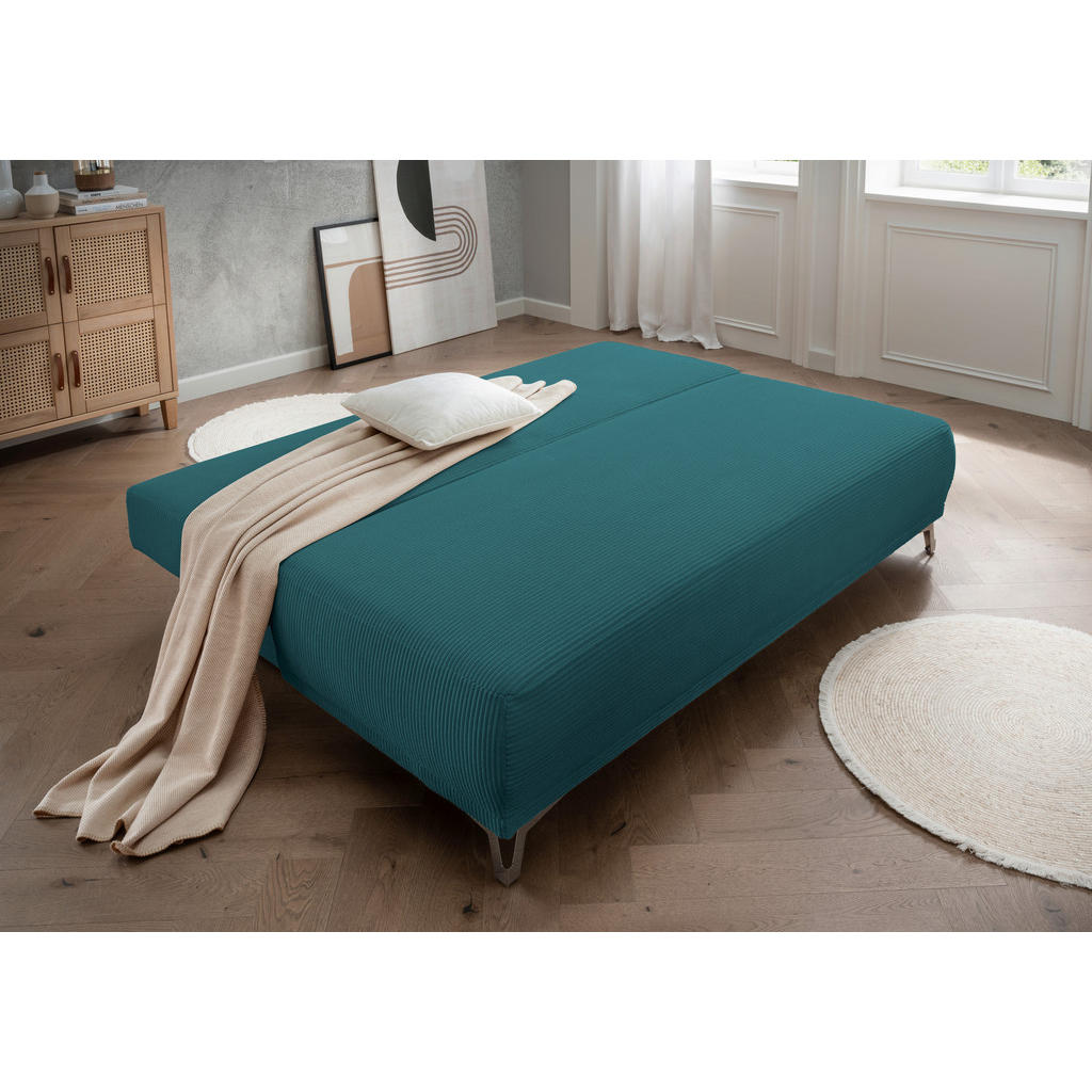 Thumbnail - Livetastic Schlafsofa, Petrol, Textil, Uni, 2-Sitzer, Füllung: Schaumstoff, 198x90x100 cm, Made in Europe, Liegefunktion...