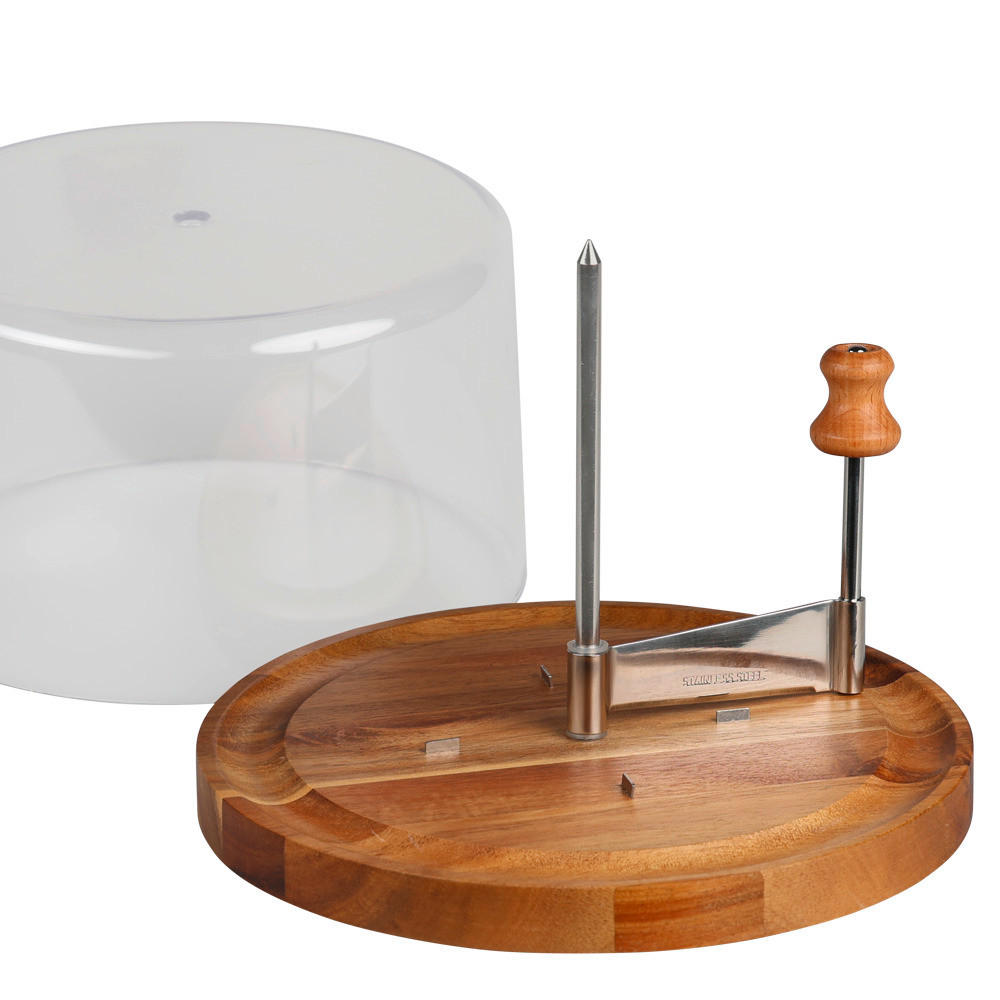 KÄSEHOBEL  - Akaziefarben, Basics, Holz/Kunststoff (22/22/13.7cm) - Kesper