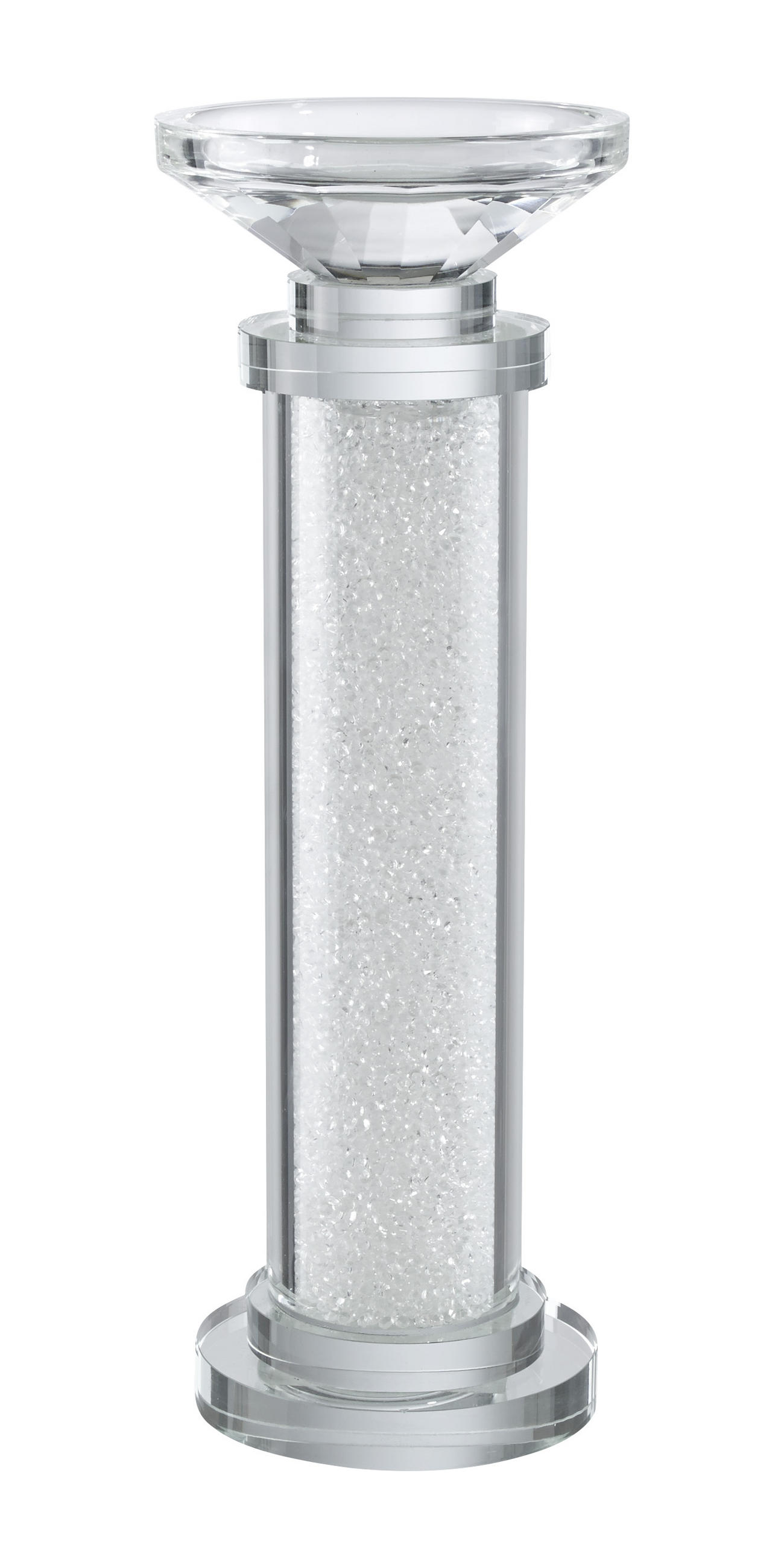 KERZENHALTER - Klar, Basics, Glas (9/26/9cm) - Ambia Home