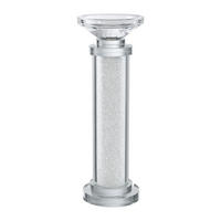KERZENHALTER - Klar, Basics, Glas (9/26/9cm) - Ambia Home