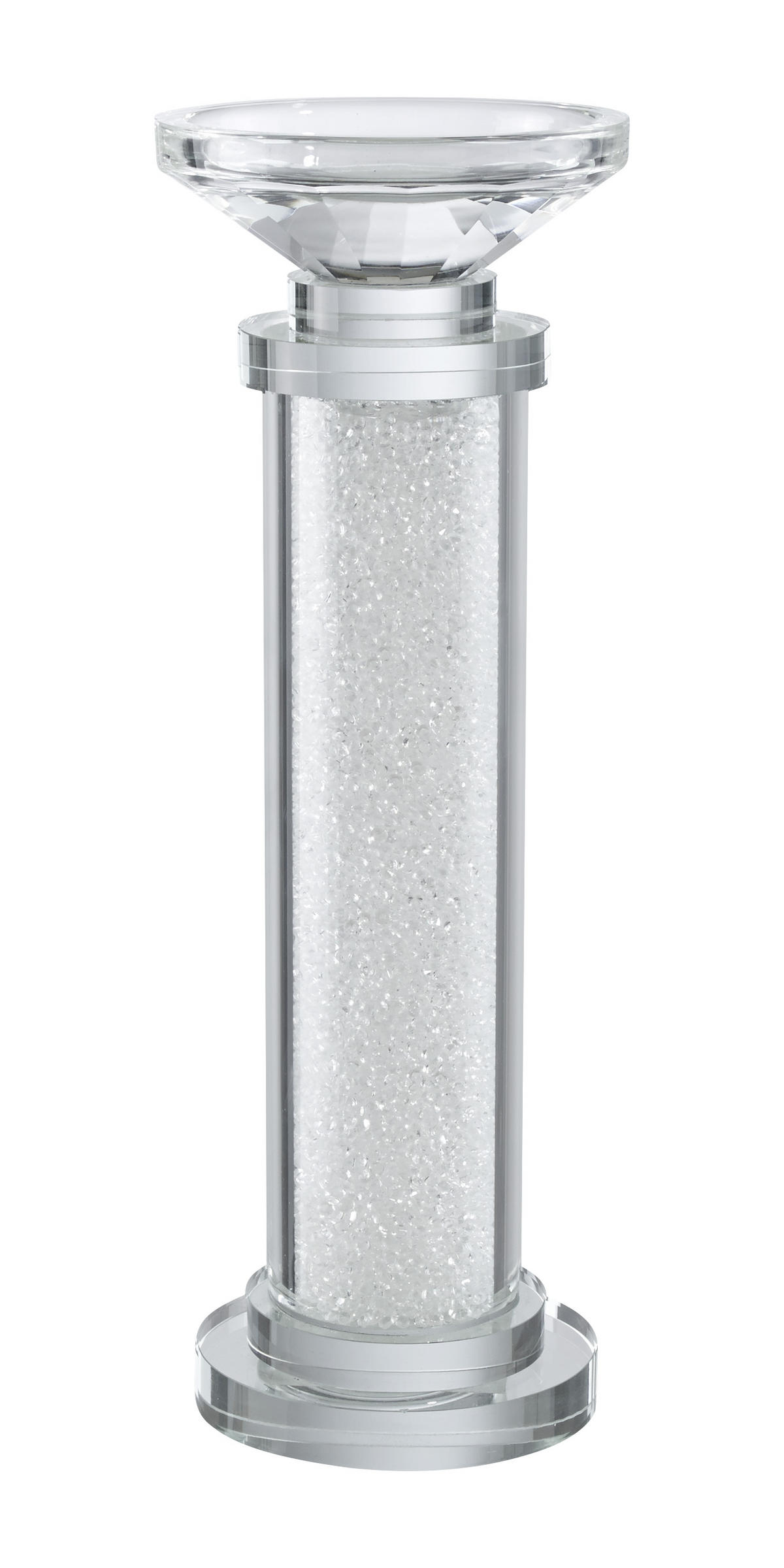 KERZENHALTER - Klar, Basics, Glas (9/26/9cm) - Ambia Home