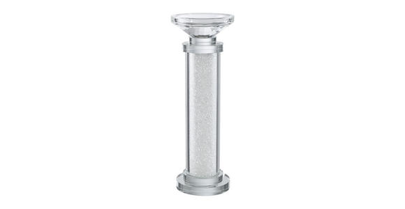 KERZENHALTER - Klar, Basics, Glas (9/26/9cm) - Ambia Home