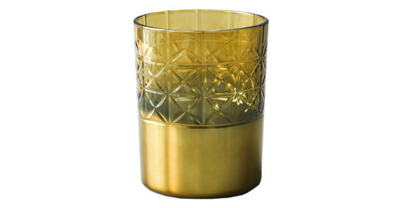 TEELICHTGLAS  - Goldfarben, LIFESTYLE, Glas (10/12,5cm) - Ambia Home