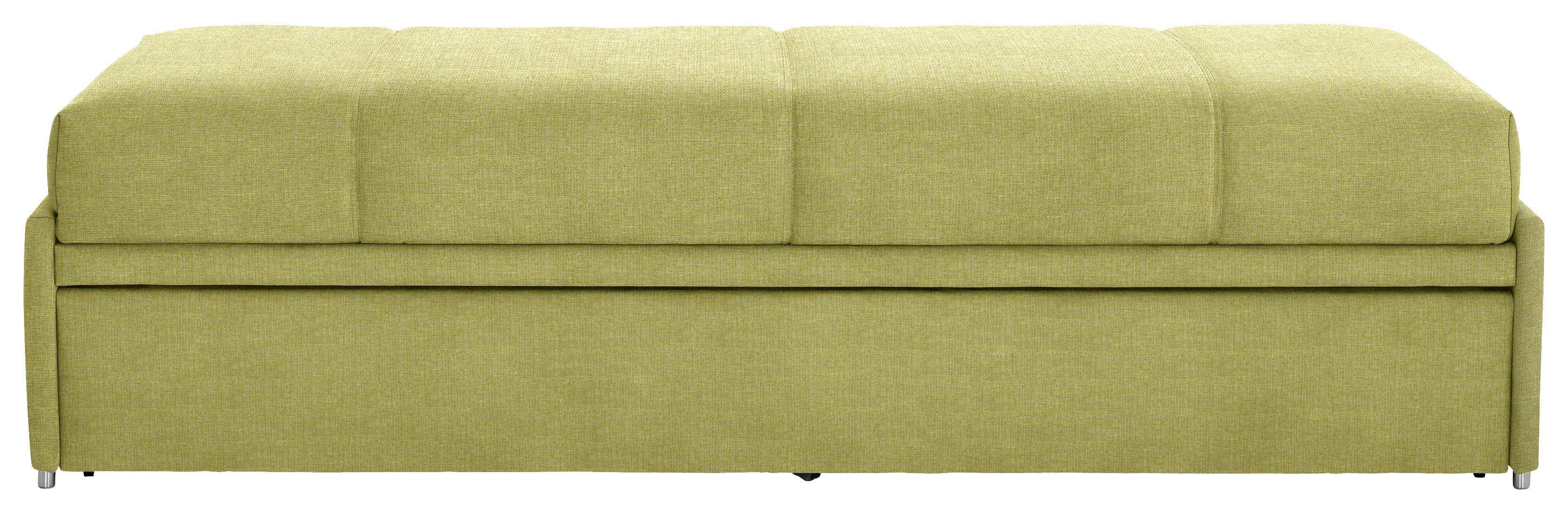 SCHLAFSOFA Flachgewebe Grün  - Grün, Design, Textil (212/56/98cm) - Bali