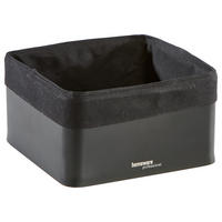 BROTKORB  21,2/21,2/11,5 cm  - Schwarz, Design, Textil/Metall (21,2/21,2/11,5cm) - Homeware Profession.