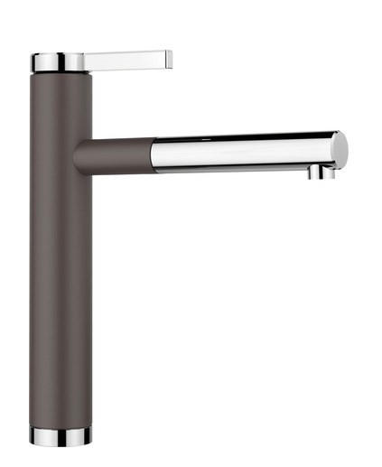 KÜCHENARMATUR 518804  - Chromfarben/Grau, Basics, Stein/Metall (4,6/28/24,8cm) - Blanco