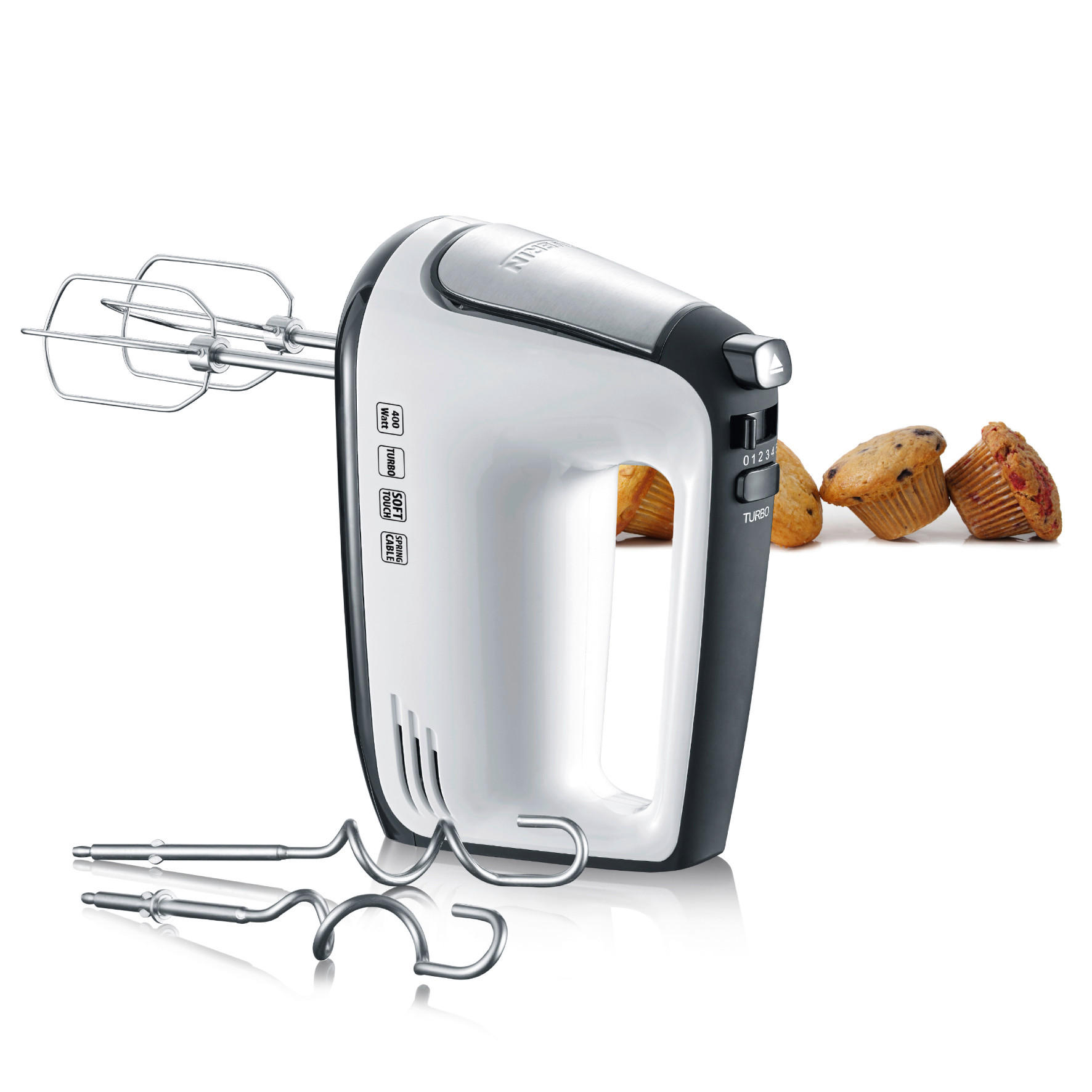 HANDMIXER  - Basics, Kunststoff/Metall (9,0/20,0/30,0cm) - Severin