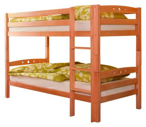ETAGENBETT 90/200 cm Buchefarben  - Buchefarben, Basics, Holz (90/200cm) - MID.YOU