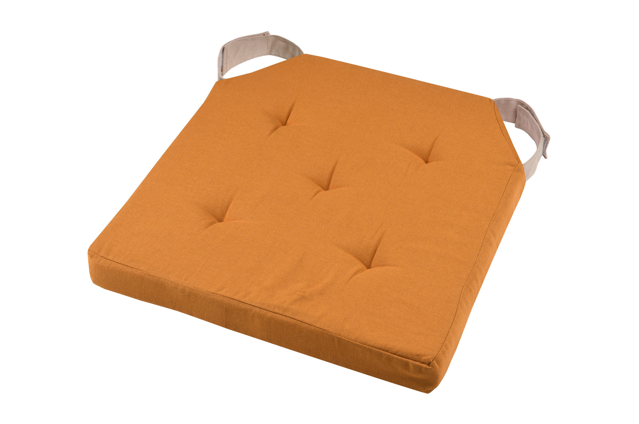 BLAZINA ZA STOL  MARIS       38/38/4 cm       - gorčično rumena, Konvencionalno, tekstil (38/38/4cm)