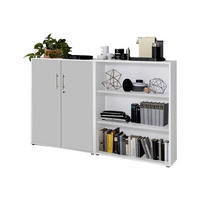 AKTENSCHRANK 168,8/113,6/33 cm  - Hellgrau/Weiß, MODERN, Holzwerkstoff (168,8/113,6/33cm) - MID.YOU