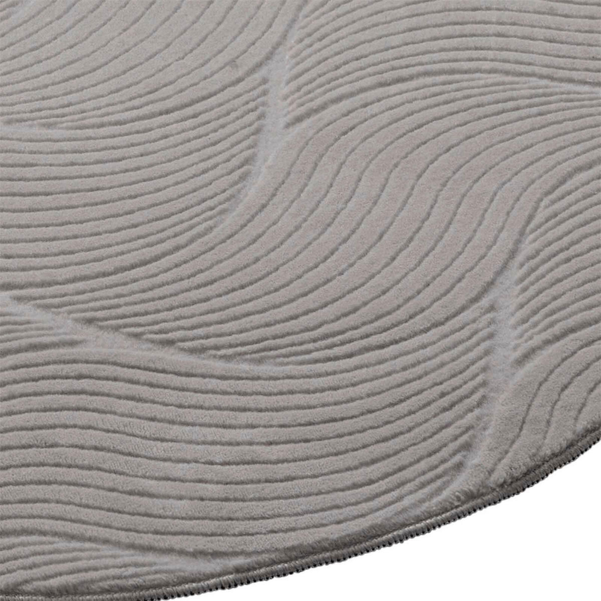 HOCHFLORTEPPICH 120 cm Stilo Hellgrau  - Hellgrau, Design, Textil (120cm) - Novel