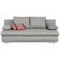 SCHLAFSOFA in Textil Hellgrau - Chromfarben/Rostfarben, Design, Kunststoff/Textil (205/88/96cm) - Ti`me SCHLAFSOFA in Textil Hellgrau - Chromfarben/Rostfarben, Design, Kunststoff/Textil (205/88/96cm) - Ti`me