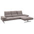 WOHNLANDSCHAFT in Textil Hellbraun - Chromfarben/Hellbraun, Design, Textil (291/164cm) - Chilliano WOHNLANDSCHAFT in Textil Hellbraun - Chromfarben/Hellbraun, Design, Textil (291/164cm) - Chilliano