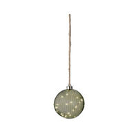 Bilă Decorativă - verde, Trend, sticlă (14cm) - Ambia Home