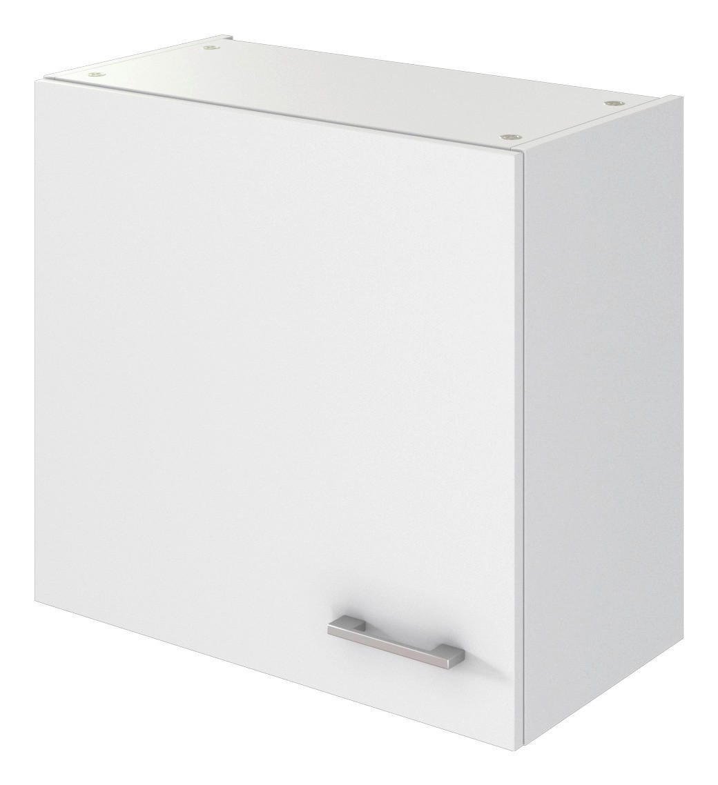 KÜCHENOBERSCHRANK - Alufarben/Weiß, KONVENTIONELL, Holzwerkstoff/Kunststoff (60/54,8/32cm) - MID.YOU