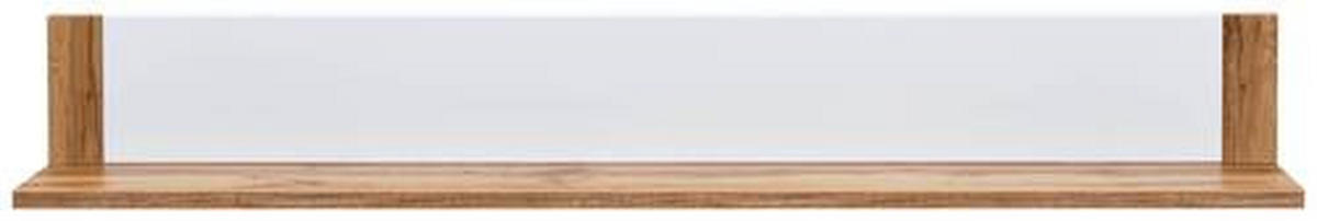WANDBOARD  148/20/20 cm  - Weiss/Eichefarben, Konventionell, Holzwerkstoff (148/20/20cm) - Ti'me