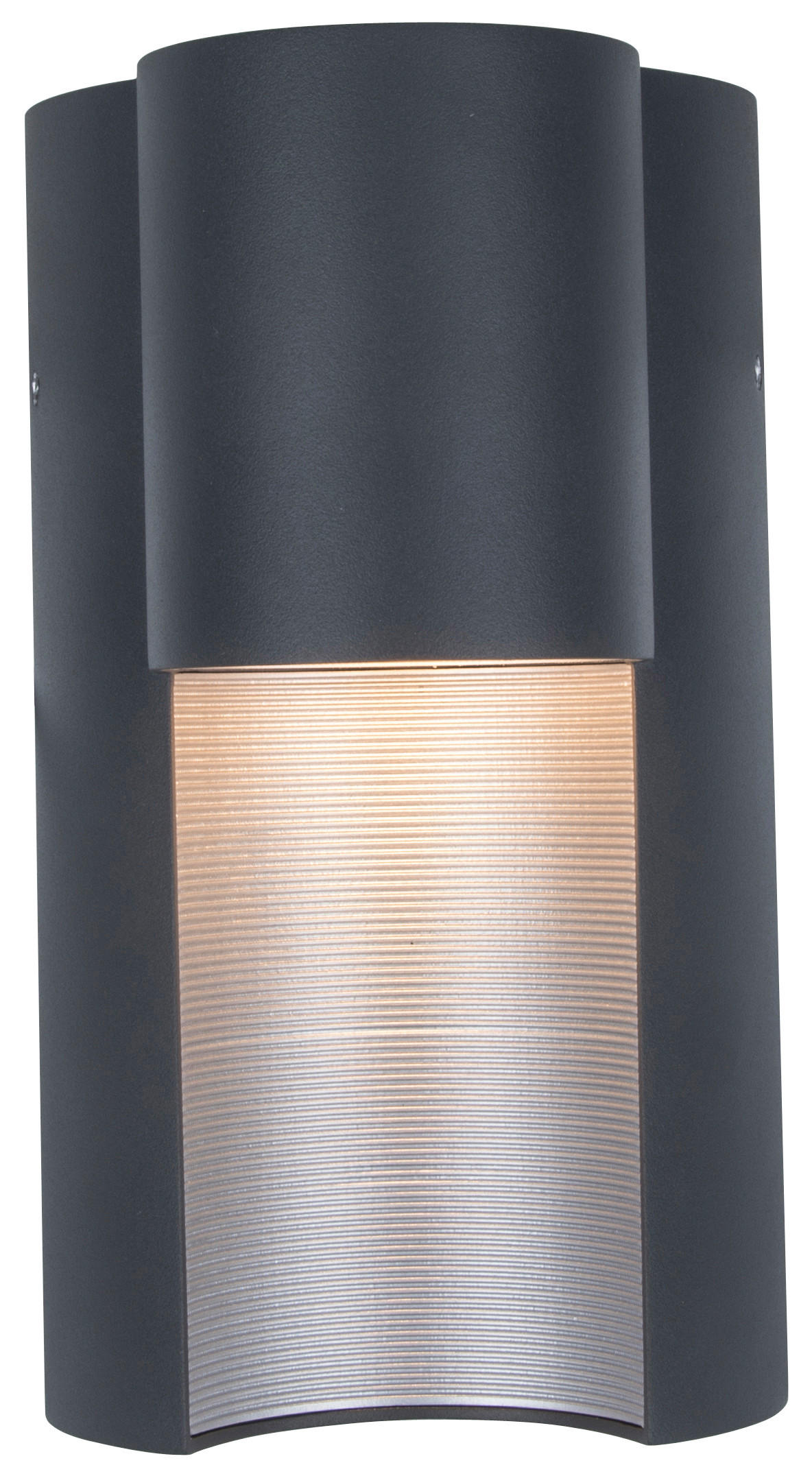 AUßENWANDLEUCHTE URBAN 12,4/22/9,2 cm   - Anthrazit, Design, Metall (12,4/22/9,2cm)