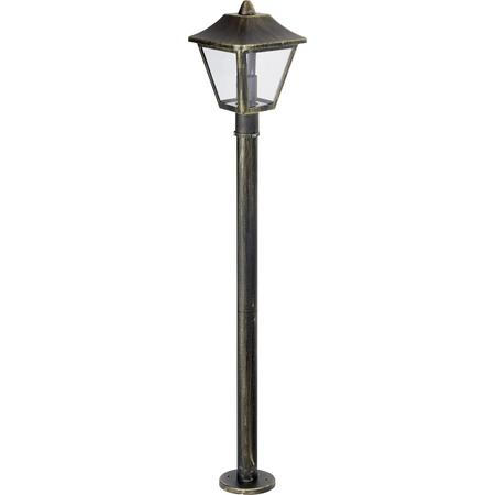 AUßENSTEHLEUCHTE Endura Classic Tradition 17/17/100 cm   - Goldfarben/Schwarz, Basics, Metall (17/17/100cm) - Ledvance