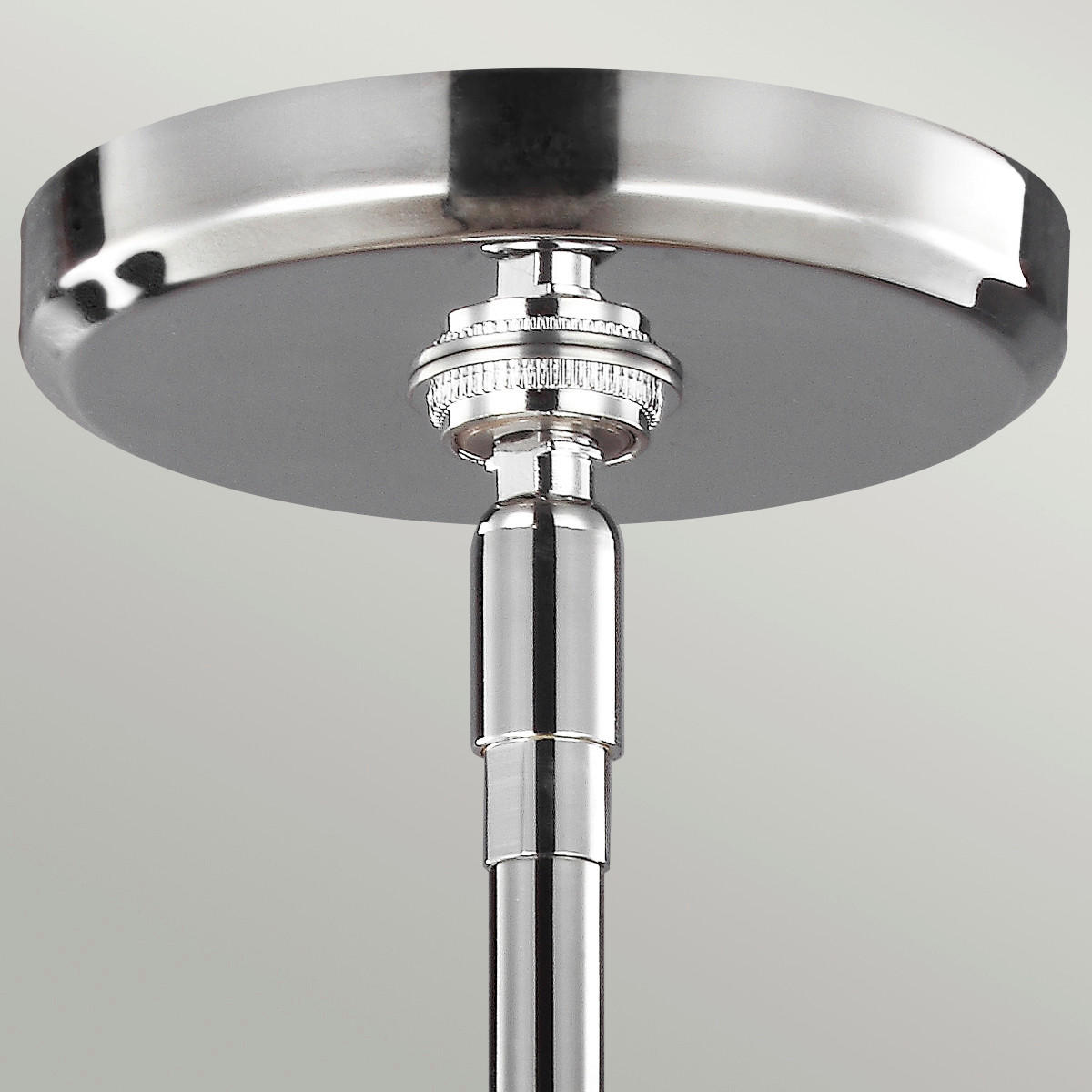 HÄNGELEUCHTE Elstead Paulson 24.4/61.9/20.5 cm   - Chromfarben, KONVENTIONELL, Glas/Metall (24.4/61.9/20.5cm) - Elstead Lighting