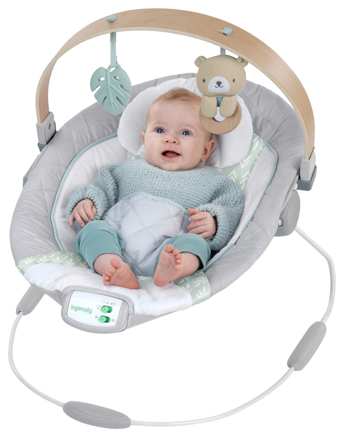 SCHAUKELWIPPE COZY  - Multicolor/Weiß, Basics, Kunststoff/Textil (56,4/53,1/67,6cm)