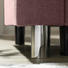 WOHNLANDSCHAFT in Textil Rosa - Silberfarben/Schwarz, Design, Kunststoff/Textil (215/145cm) - Carryhome WOHNLANDSCHAFT in Textil Rosa - Silberfarben/Schwarz, Design, Kunststoff/Textil (215/145cm) - Carryhome