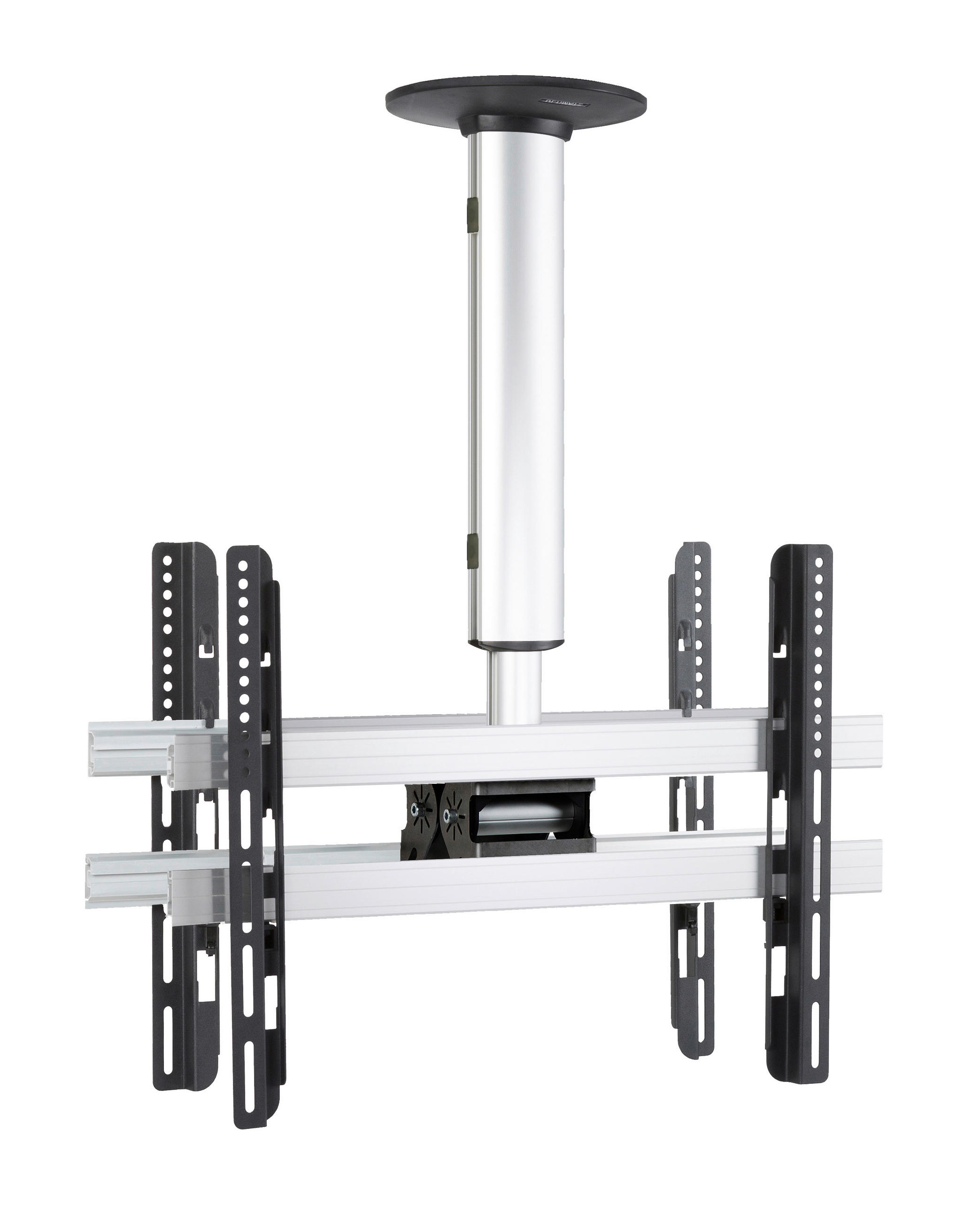 TV-HALTERUNG 65 Zoll  - Silberfarben, MODERN, Metall (62/50/19cm) - MID.YOU