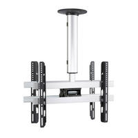 TV-HALTERUNG 65 Zoll  - Silberfarben, MODERN, Metall (62/50/19cm) - MID.YOU