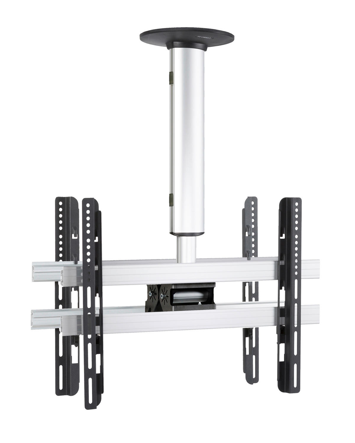 TV-HALTERUNG 65 Zoll  - Silberfarben, MODERN, Metall (62/50/19cm) - MID.YOU