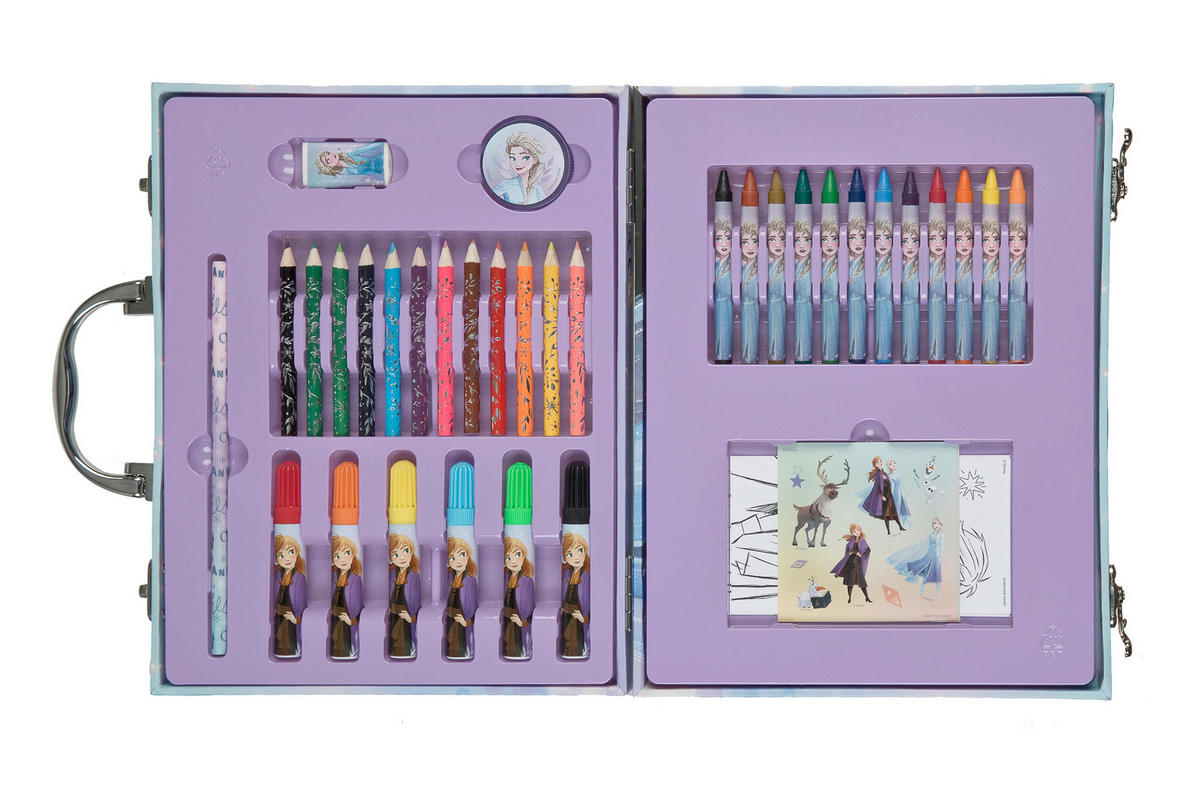 MALSET - Hellrosa/Lila, Basics, Karton/Kunststoff (27/22/4,0cm) - Disney