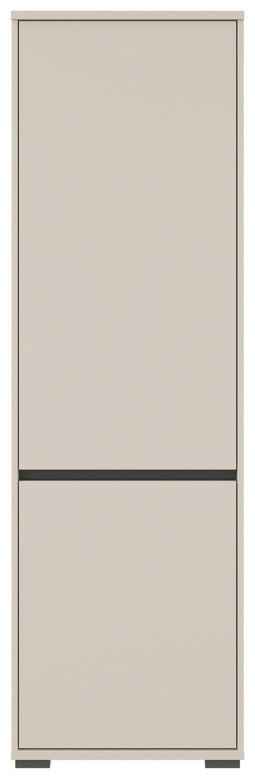 GARDEROBENSCHRANK  in 60/195/38 cm  - Kaschmir/Anthrazit, MODERN, Holzwerkstoff/Kunststoff (60/195/38cm) - Xora