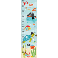 MJERNA LETVICA   - zelena/plava, Basics, drvo/tekstil (30/113cm) - Monee