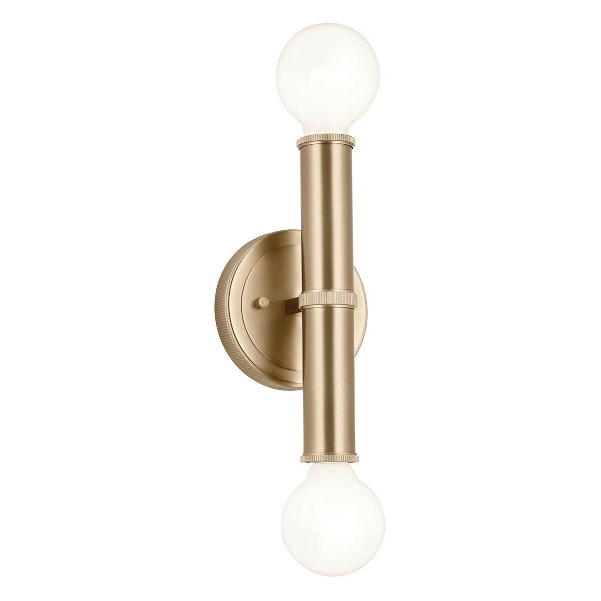 BADEZIMMER-WANDLEUCHTE Torche 42/12,7/10,2 cm  - Champagner, KONVENTIONELL, Metall (42/12,7/10,2cm) - Elstead Lighting