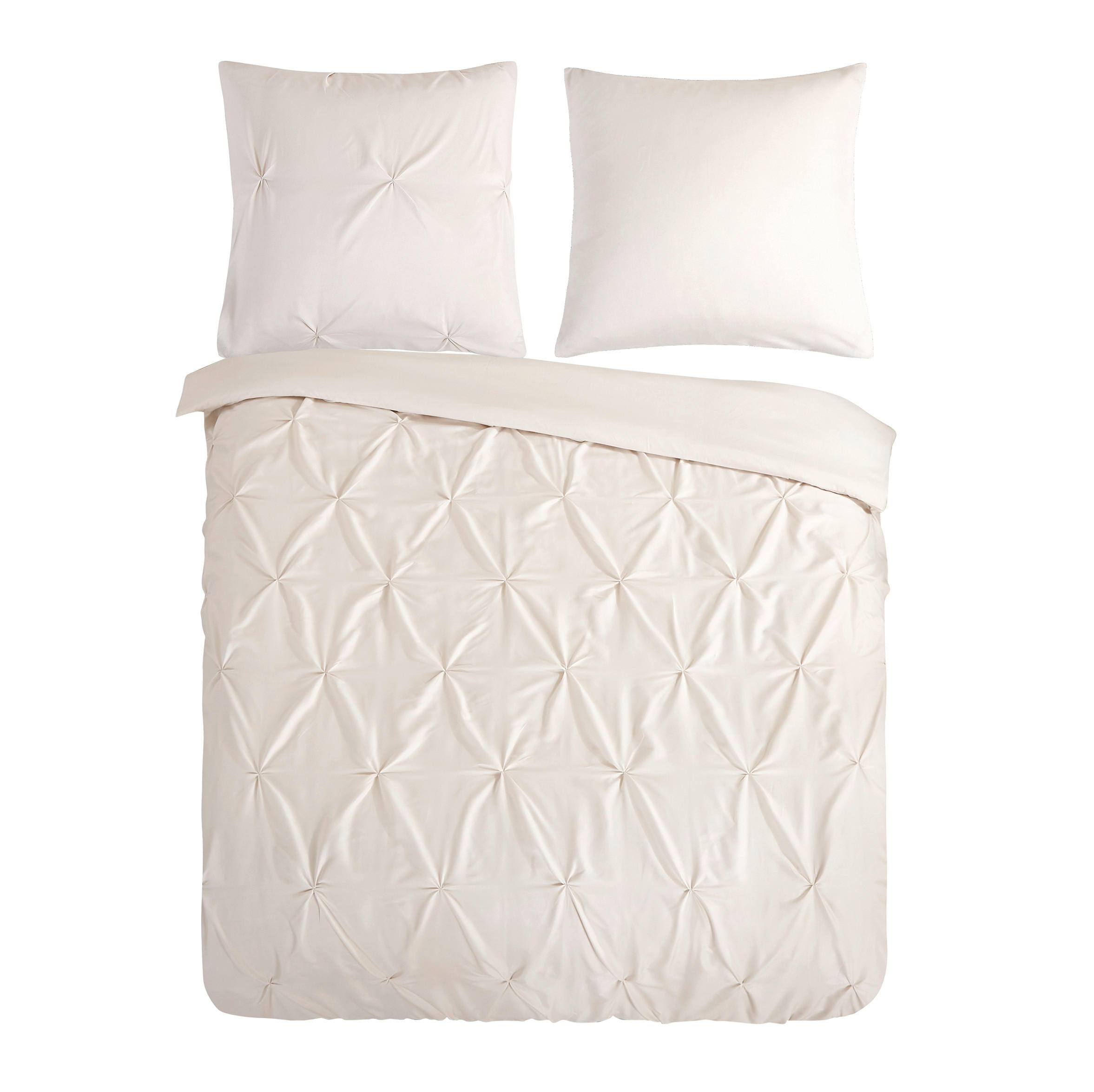 BETTWÄSCHE Elegance Mikrofaser 200/200 cm  - Sandfarben, Basics, Textil (200/200cm)
