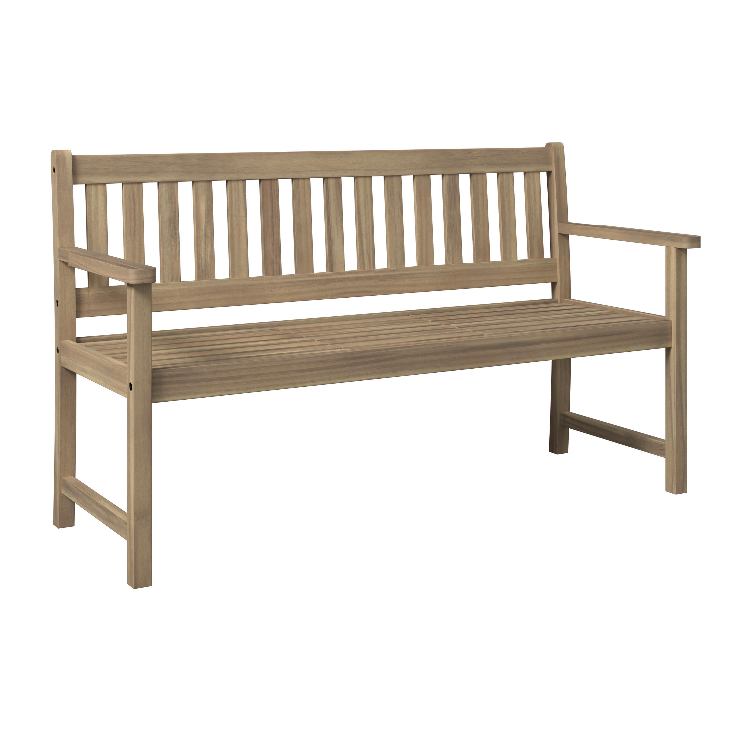 GARTENBANK 120/89/55 cm  in Akaziefarben  - Akaziefarben, ROMANTIK / LANDHAUS, Holz (120/89/55cm) - Ambia Garden