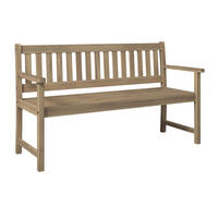 GARTENBANK 120/89/55 cm  in Akaziefarben  - Akaziefarben, ROMANTIK / LANDHAUS, Holz (120/89/55cm) - Ambia Garden