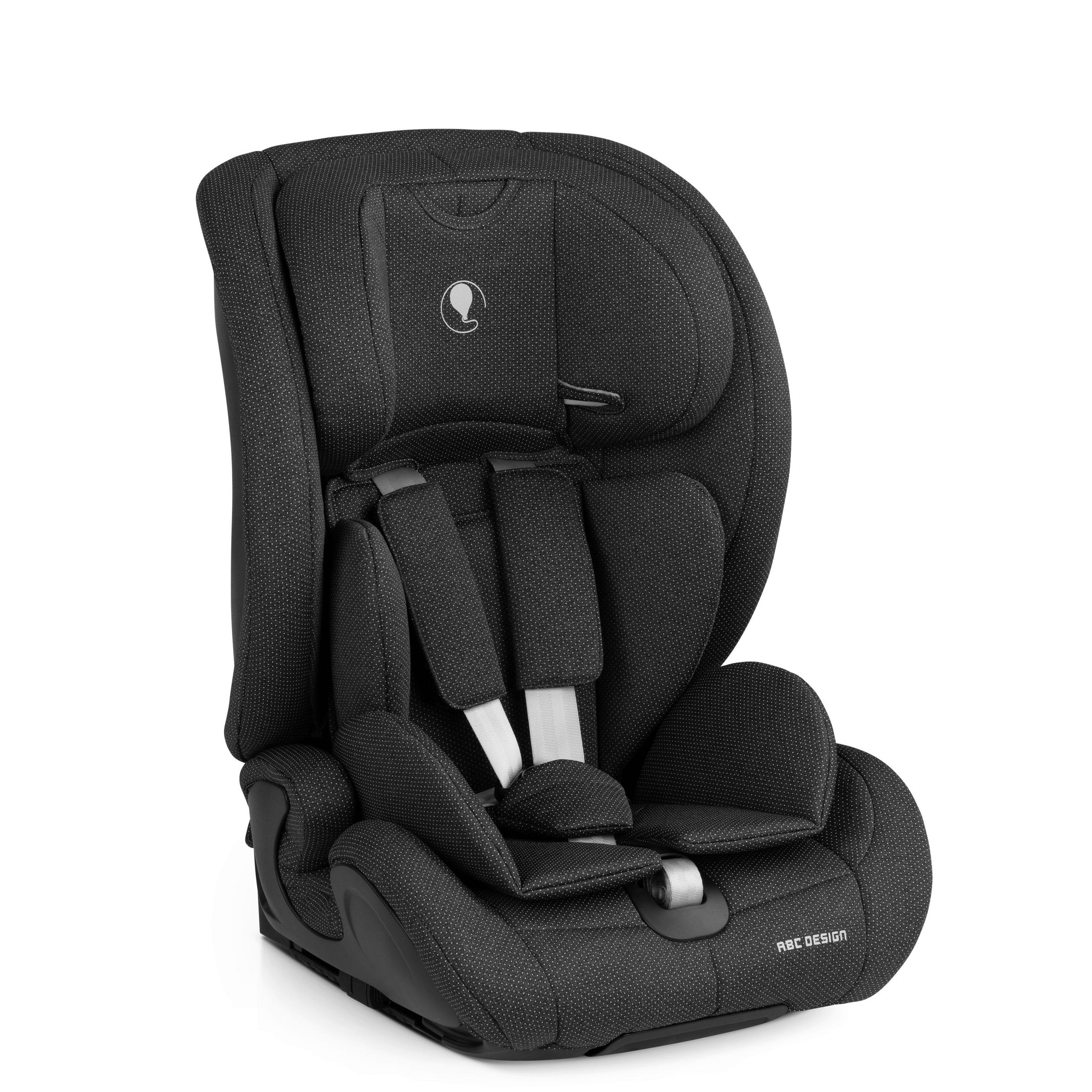 KINDERAUTOSITZ ASPEN 2 FIX i-SIZE  - Anthrazit, Basics, Textil (61,5/47,5/44cm) - ABC Design