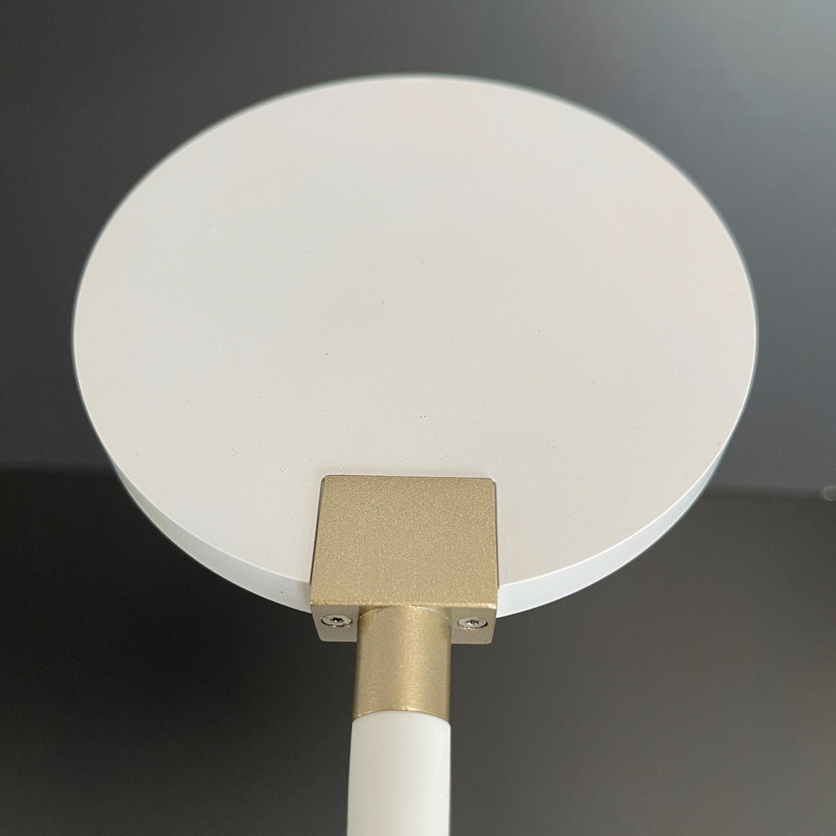 LED-BORDSLAMPA - vit, Design, plast (14/35cm) - Fischer & Honsel