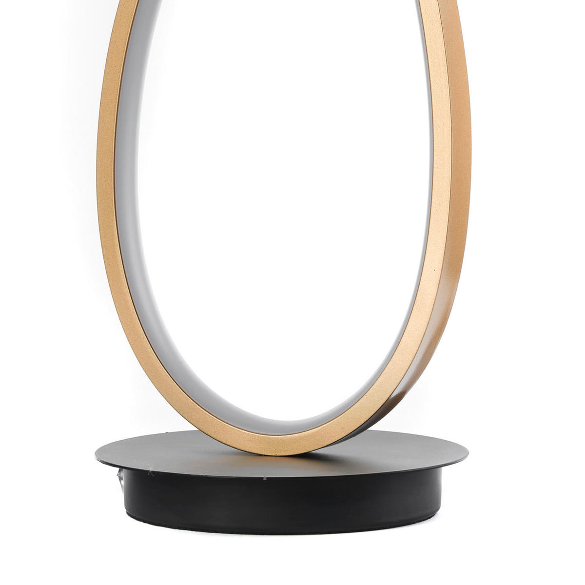 LED-TISCHLEUCHTE 14/14/43 cm   - Goldfarben/Schwarz, Design, Metall (14/14/43cm)