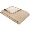 DECKE 2266 Tennessee 140/200 cm  - Braun/Naturfarben, Konventionell, Textil (140/200cm) - Ibena