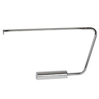 SCHREIBTISCHLEUCHTE MADISON 62.5/5.5/33 cm   - Schwarz/Grau, Design, Metall (62.5/5.5/33cm) - Lucide