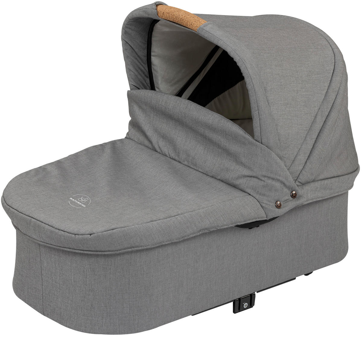 LIEGEWANNE Ida  - Weiß/Grau, Basics, Textil (83/62/44cm) - Naturkind