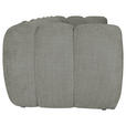BIGSOFA in Chenille Dunkelgrau - Dunkelgrau/Schwarz, KONVENTIONELL, Kunststoff/Textil (217/74/100cm) - Carryhome