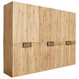 DREHTÜRENSCHRANK  in Eichefarben, Dunkelbraun  - Eichefarben/Dunkelbraun, Natur, Holz (301,9/223,3/61,9cm) - Valnatura